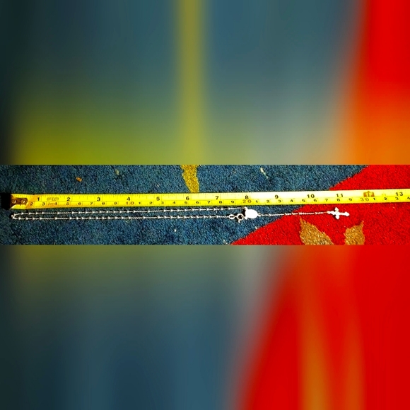 925 Sterling Silver Rosary Necklace - Picture 6 of 7